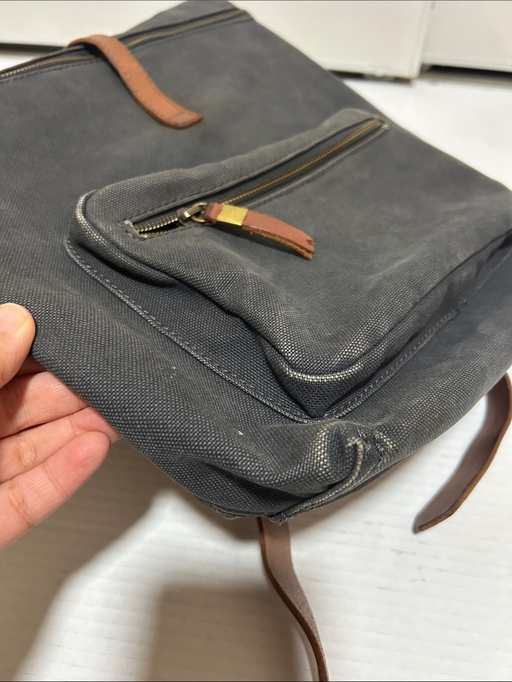 Madewell Canvas Foldover Backpack - Picture 10 of 12